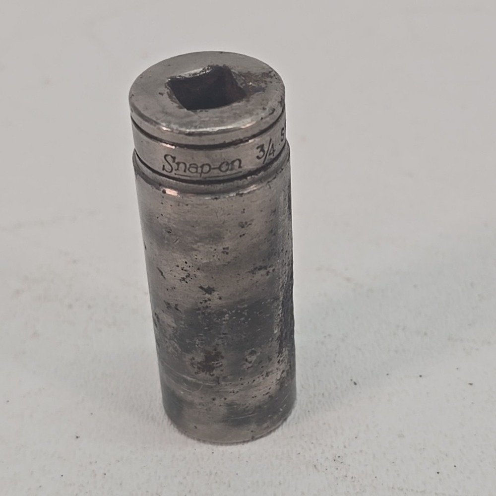 Snap-on Tools  3/8" Drive 3/4" 12PT Deep Chrome‎ Socket SF241 USA